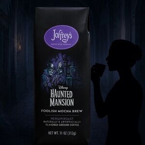 Disney Joffrey’s Haunted Mansion Coffee – Foolish Mocha Brew, Medium Ground,11oz